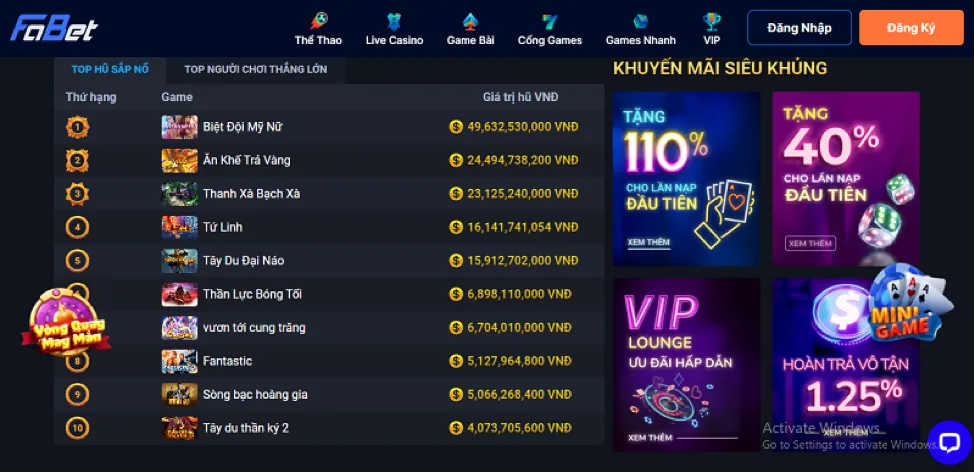 Chọn khuyến mãi phù hợp trên 8kbets App